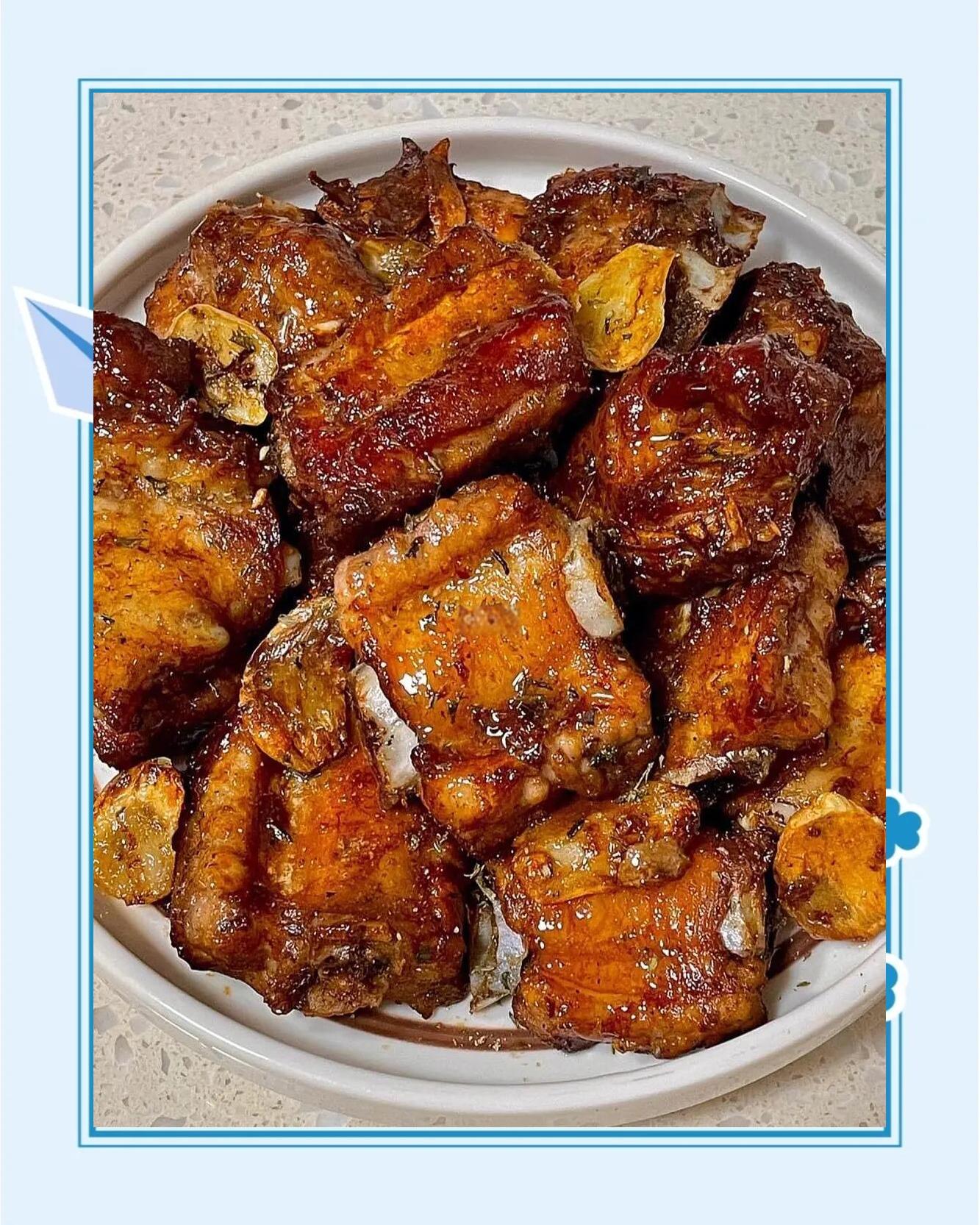 做蒜香炸排骨的方法