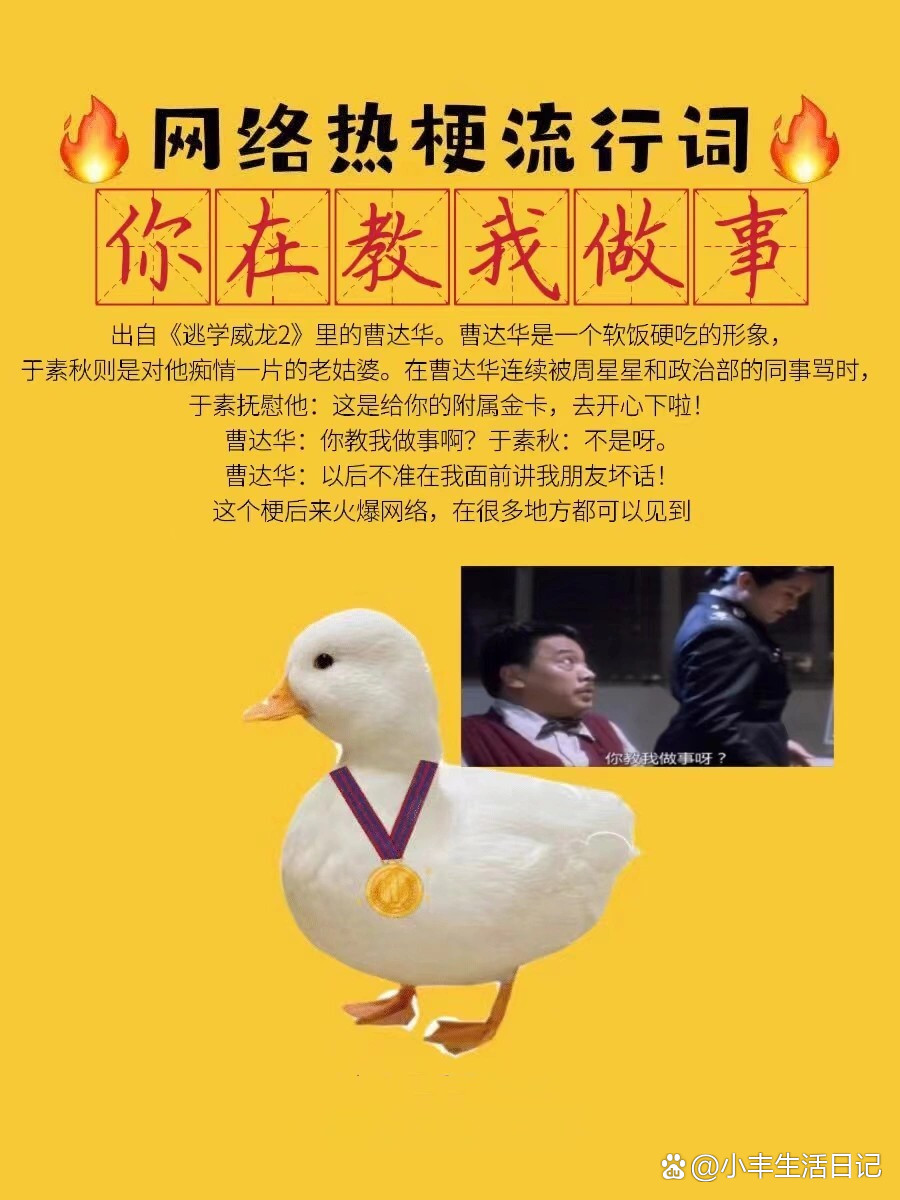 你在教我做事的来源和意思