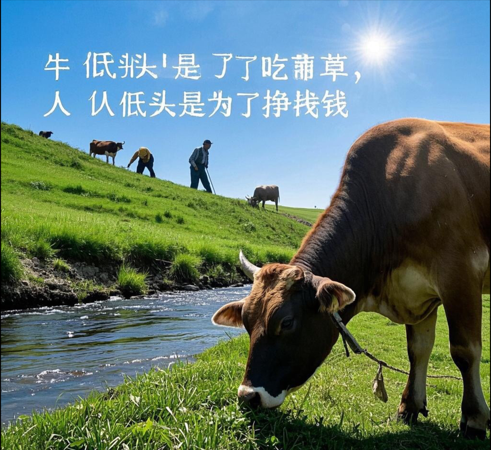 风吹草低见牛羊这句话是什么意思